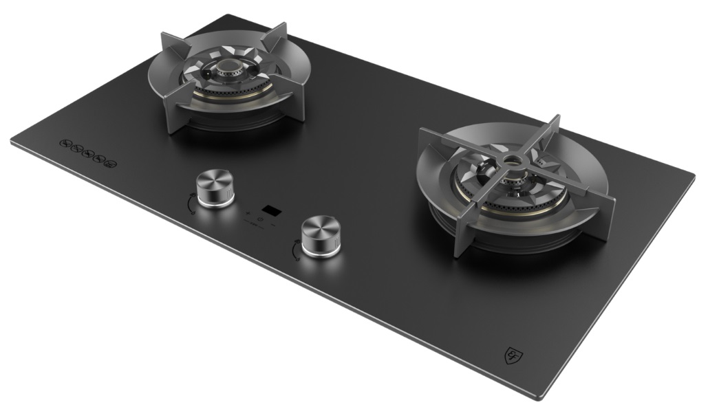 EF Glass Cooker Hob With Timer EFH 7628 WT VGB